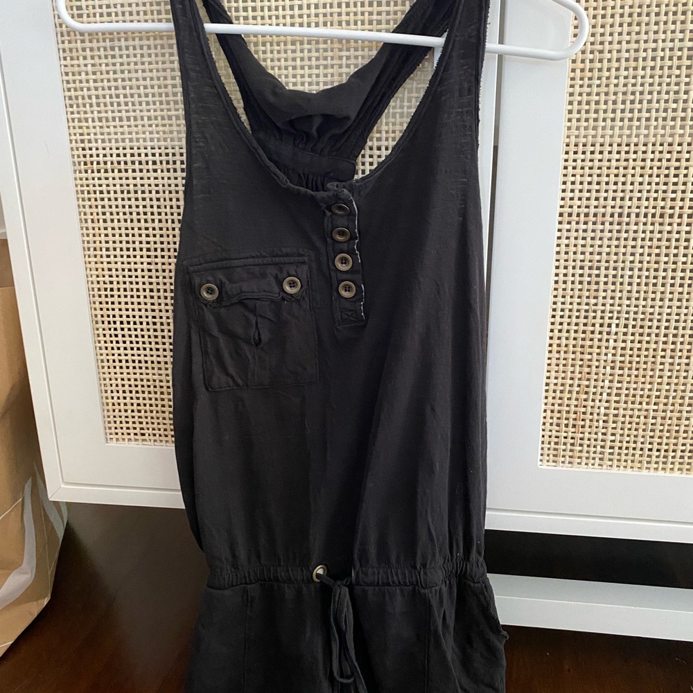LAGACI Black Romper/Cover-up